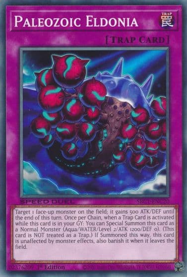 Paleozoic Eldonia Speed Duel: Streets of Battle City Yu-Gi-Oh! card