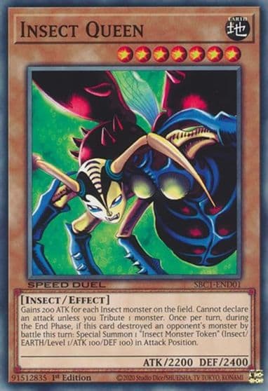 Insect Queen Speed Duel: Streets of Battle City Yu-Gi-Oh! card