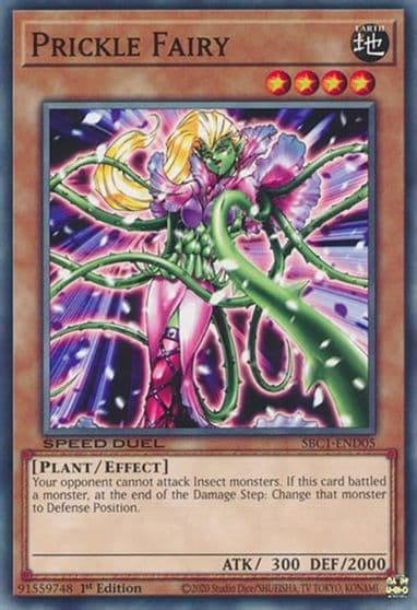 Prickle Fairy Speed Duel: Streets of Battle City Yu-Gi-Oh! card