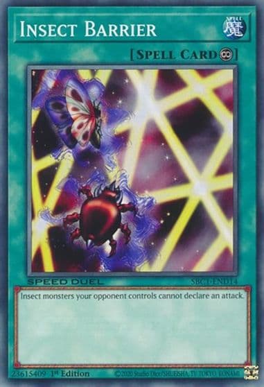 Insect Barrier Speed Duel: Streets of Battle City Yu-Gi-Oh! card