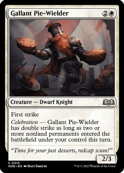 Gallant Pie Wielder Wilds of Eldraine Magic card
