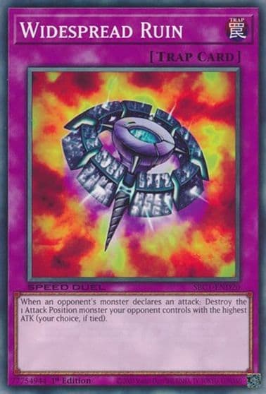 Widespread Ruin Speed Duel: Streets of Battle City Yu-Gi-Oh! card