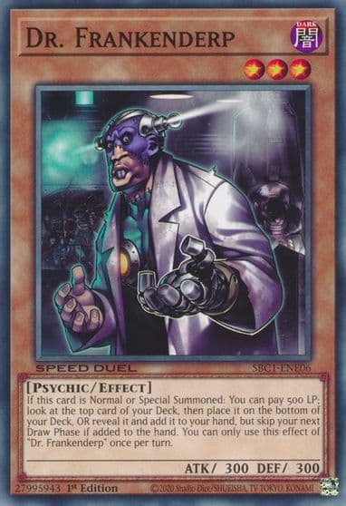 Dr Frankenderp Speed Duel: Streets of Battle City Yu-Gi-Oh! card