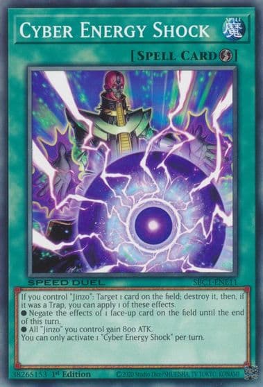 Cyber Energy Shock Speed Duel: Streets of Battle City Yu-Gi-Oh! card