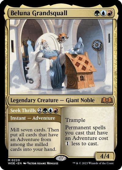 Beluna Grandsquall Wilds of Eldraine Magic card