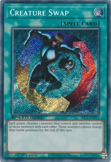Creature Swap Secret Rare Speed Duel: Streets of Battle City Yu-Gi-Oh! card
