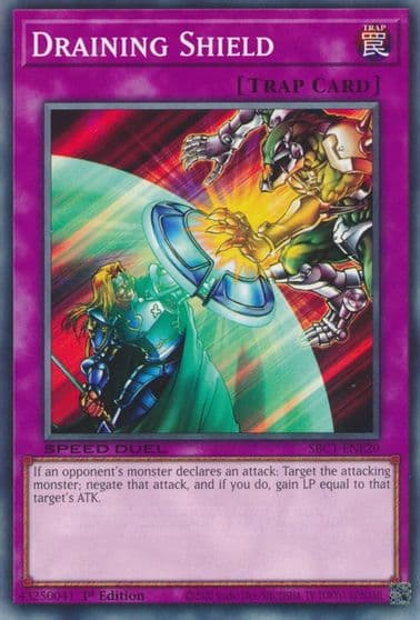 Draining Shield Speed Duel: Streets of Battle City Yu-Gi-Oh! card