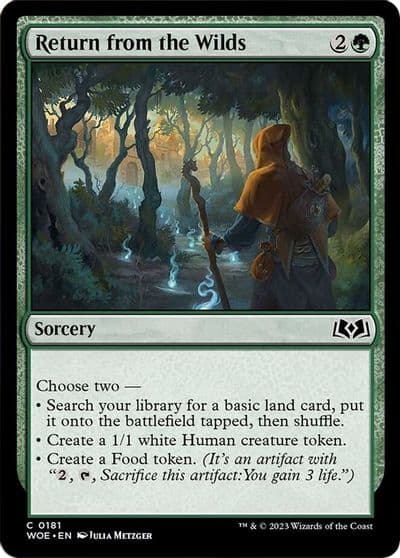Return from the Wilds Wilds of Eldraine Magic card