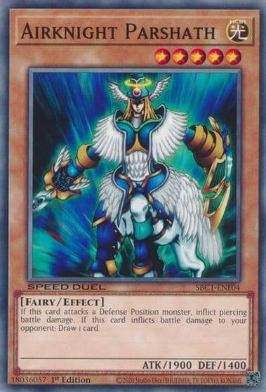 Airknight Parshath Speed Duel: Streets of Battle City Yu-Gi-Oh! card