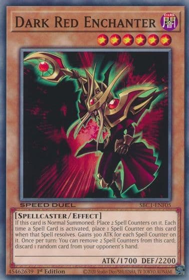 Dark Red Enchanter Speed Duel: Streets of Battle City Yu-Gi-Oh! card