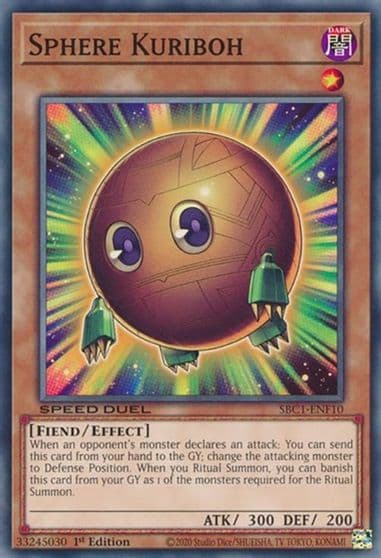 Sphere Kuriboh Speed Duel: Streets of Battle City Yu-Gi-Oh! card
