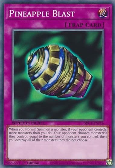 Pineapple Blast Speed Duel: Streets of Battle City Yu-Gi-Oh! card