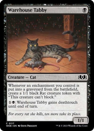 Warehouse Tabby Wilds of Eldraine Magic card