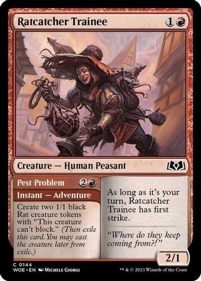 Ratcatcher Trainee Wilds of Eldraine Magic card