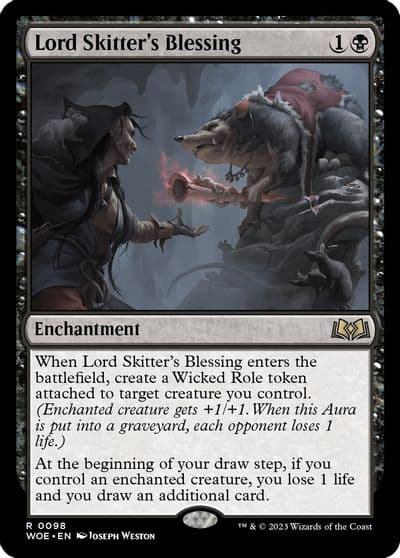 Lord Skitters Blessing Wilds of Eldraine Magic card