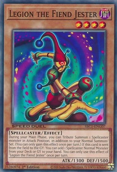 Legion the Fiend Jester Speed Duel: Streets of Battle City Yu-Gi-Oh! card