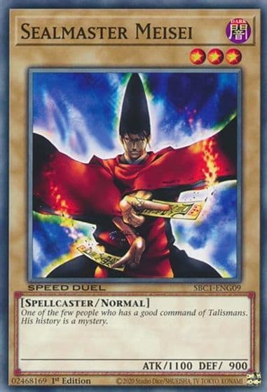 Sealmaster Meisei Speed Duel: Streets of Battle City Yu-Gi-Oh! card