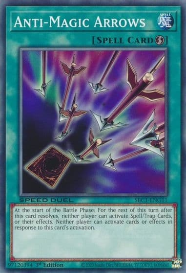 Anti Magic Arrows Speed Duel: Streets of Battle City Yu-Gi-Oh! card
