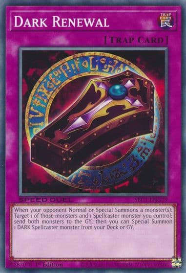Dark Renewal Speed Duel: Streets of Battle City Yu-Gi-Oh! card