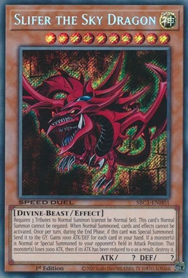 Slifer the Sky Dragon Speed Duel: Streets of Battle City Yu-Gi-Oh! card
