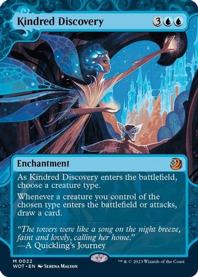 Kindred Discovery Wilds of Eldraine: Enchanting Tales Magic card