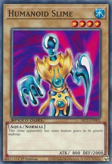 Humanoid Slime Speed Duel: Streets of Battle City Yu-Gi-Oh! card