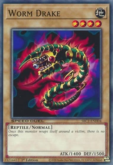 Worm Drake Speed Duel: Streets of Battle City Yu-Gi-Oh! card