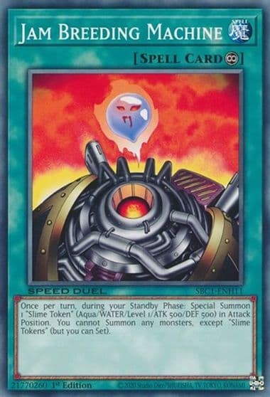 Jam Breeding Machine Speed Duel: Streets of Battle City Yu-Gi-Oh! card