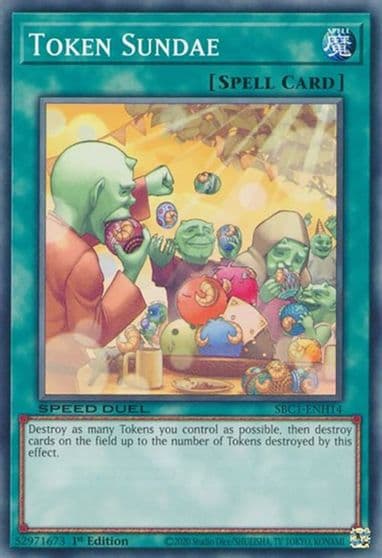 Token Sundae Speed Duel: Streets of Battle City Yu-Gi-Oh! card