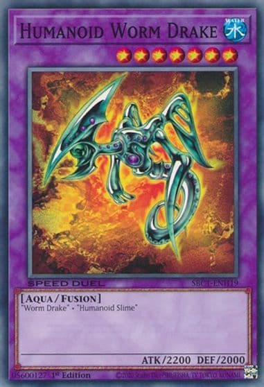 Humanoid Worm Drake Speed Duel: Streets of Battle City Yu-Gi-Oh! card