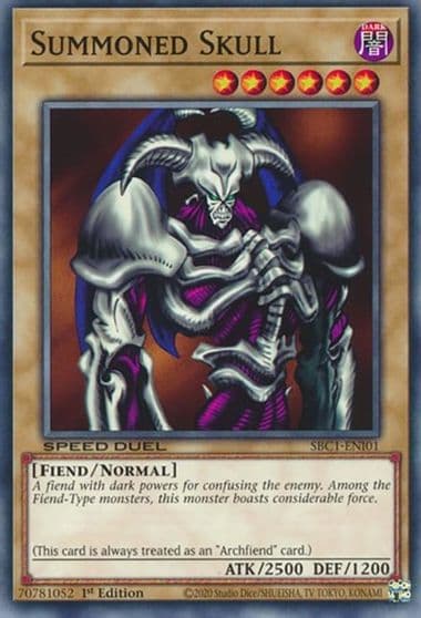 Summoned Skull Speed Duel: Streets of Battle City Yu-Gi-Oh! card