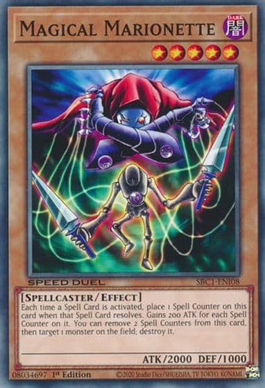 Magical Marionette Speed Duel: Streets of Battle City Yu-Gi-Oh! card