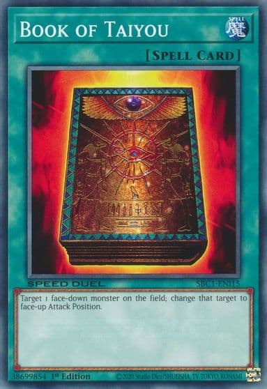 Book of Taiyou Speed Duel: Streets of Battle City Yu-Gi-Oh! card