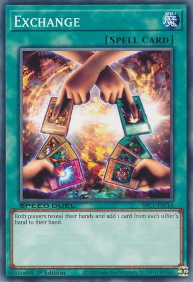 Exchange Speed Duel: Streets of Battle City Yu-Gi-Oh! card