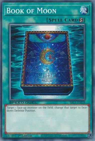 Book of Moon Speed Duel: Streets of Battle City Yu-Gi-Oh! card