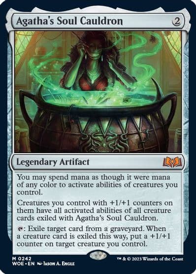 Agathas Soul Cauldron Wilds of Eldraine Magic card