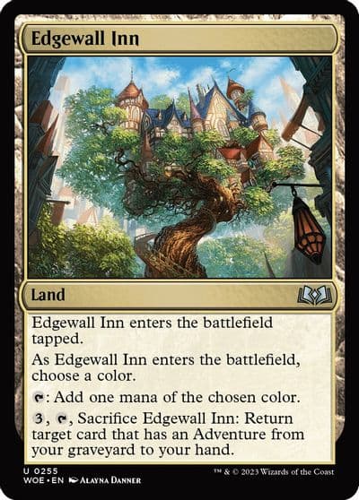 Edgewall Inn Wilds of Eldraine Magic card