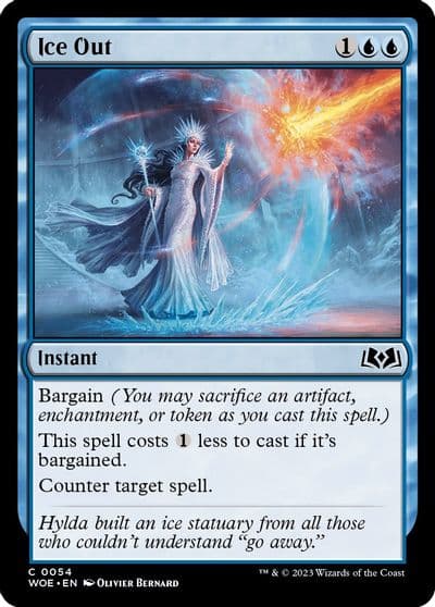 Ice Out Wilds of Eldraine Magic card