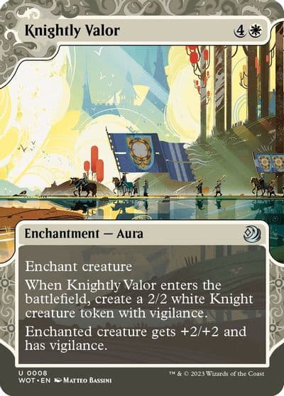 Knightly Valor Wilds of Eldraine: Enchanting Tales Magic card