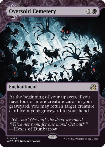 Oversold Cemetery Wilds of Eldraine: Enchanting Tales Magic card