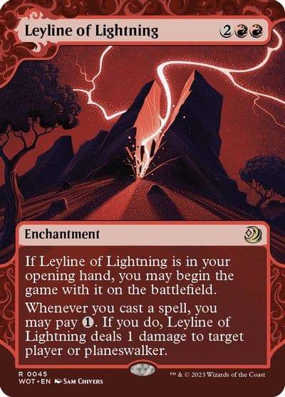 Leyline of Lightning Wilds of Eldraine: Enchanting Tales Magic card