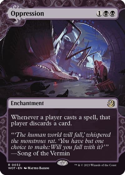 Oppression Wilds of Eldraine: Enchanting Tales Magic card