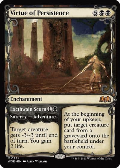 Virtue of Persistence Showcase Wilds of Eldraine Magic card