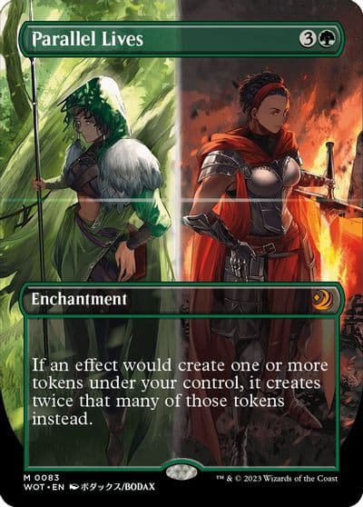 Parallel Lives Anime Borderless Wilds of Eldraine: Enchanting Tales Magic card