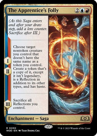 The Apprentices Folly Wilds of Eldraine Magic card