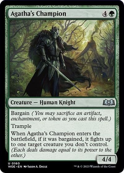 Agathas Champion Wilds of Eldraine Magic card