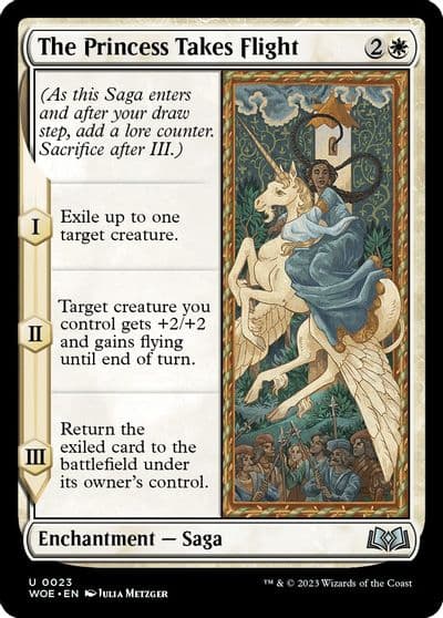 The Princess Takes Flight Wilds of Eldraine Magic card