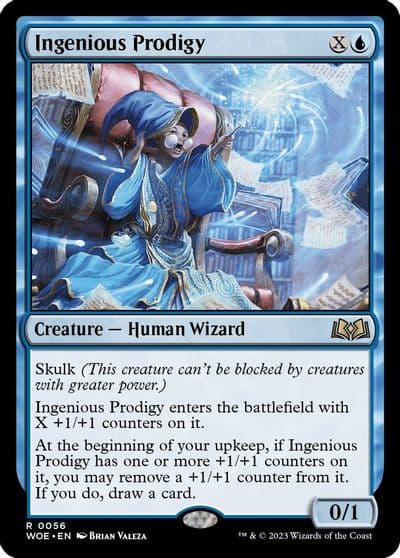 Ingenious Prodigy Wilds of Eldraine Magic card