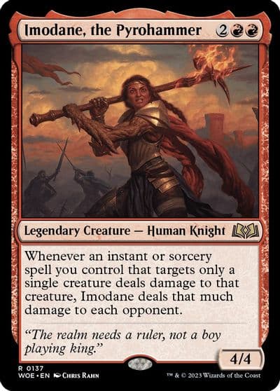 Imodane the Pyrohammer Wilds of Eldraine Magic card