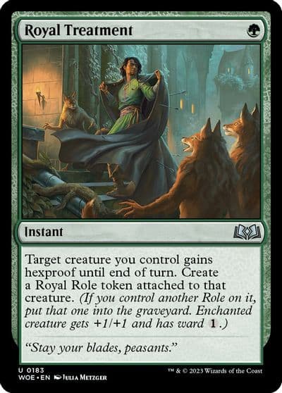 Royal Treatment Wilds of Eldraine Magic card